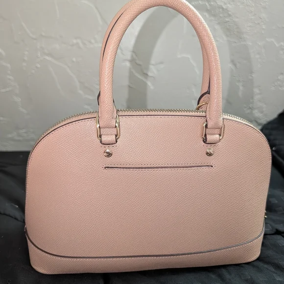 Coach Light Pink Leather Satchel - Picture 5 of 6